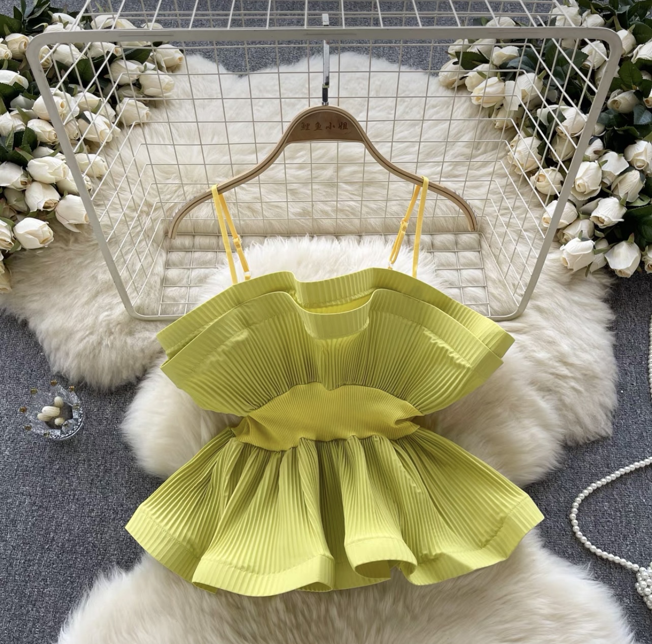 Forbidden love ruffle top TZZ2006 images